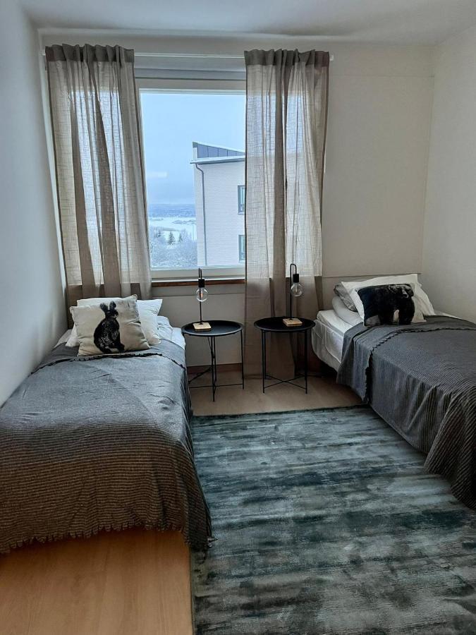 Ylimmaen Kerroksen Tilava Kolmio Jokinaekymaellae Apartment Rovaniemi Bagian luar foto
